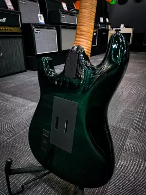 Ernie Ball Music Man Cutlass Floyd HSS with Locking Tremolo - Slymer Burst 4